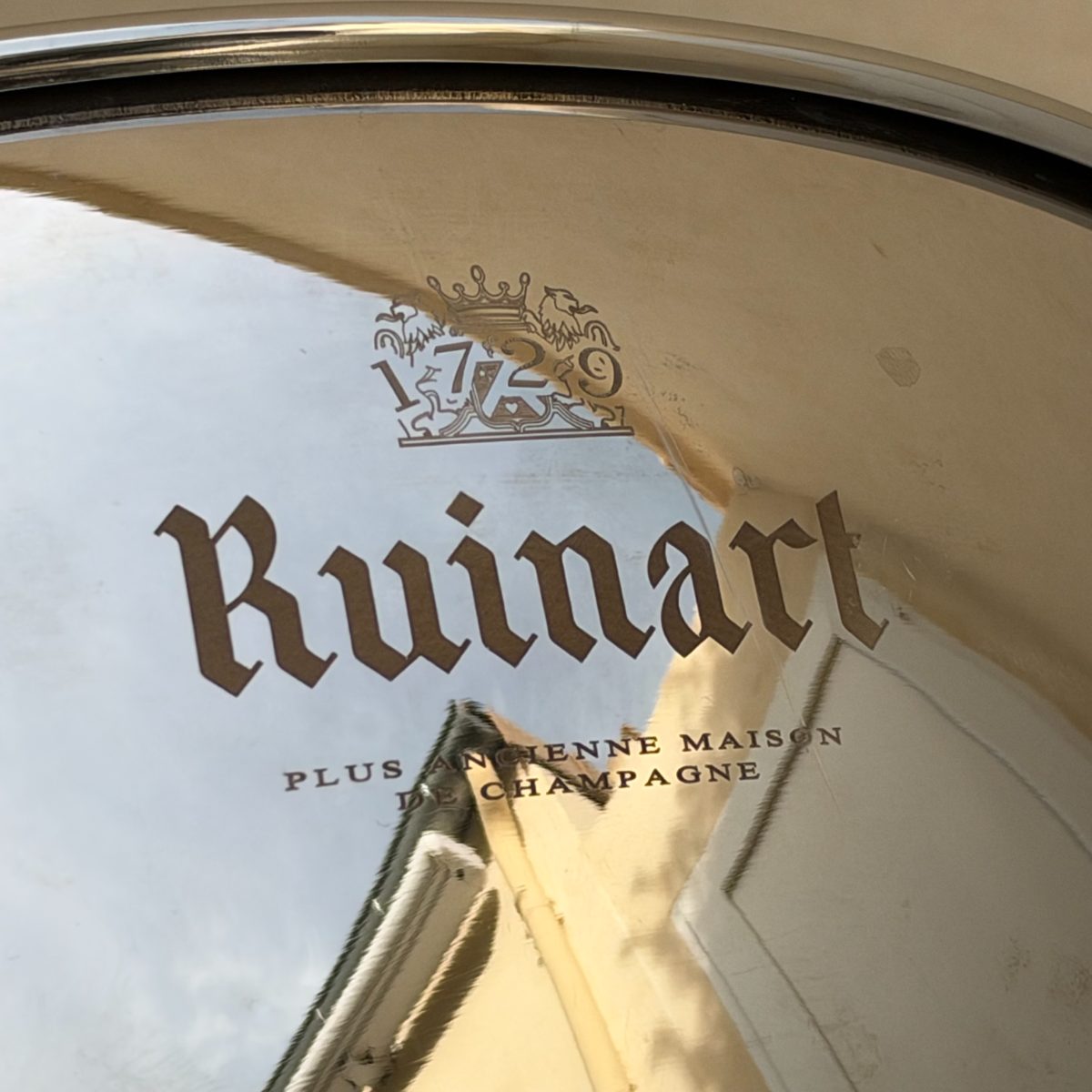 Ruinart Champagne Ice Bucket Bowl Inox Guy Degrenne Aphrodite French 07102617 Fleamarketfrance