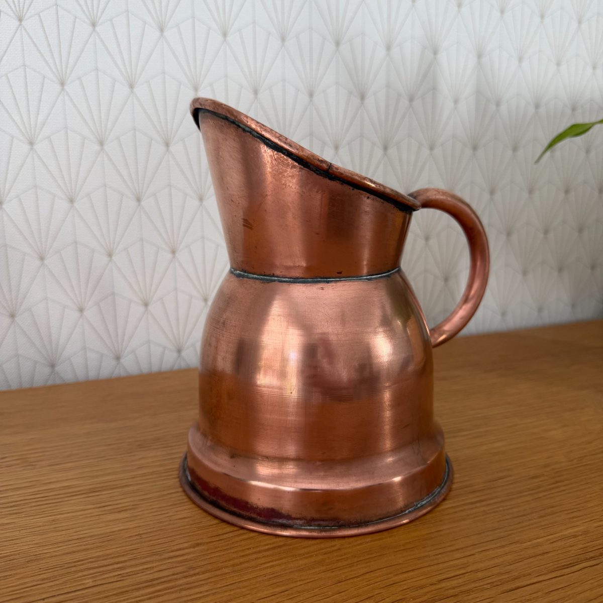 Antique French Copper Measuring Jug Pitcher Farmhouse Kitchen 1010263 Fleamarketfrance