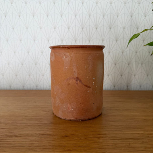 French Antique Terracotta Jar Glazed Interior Farmhouse Storage Pot 1410267 Fleamarketfrance