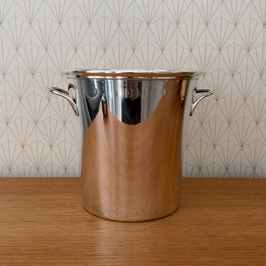 French Silver Plated Champagne Ice Bucket Vintage Two Handles 20102623 Fleamarketfrance