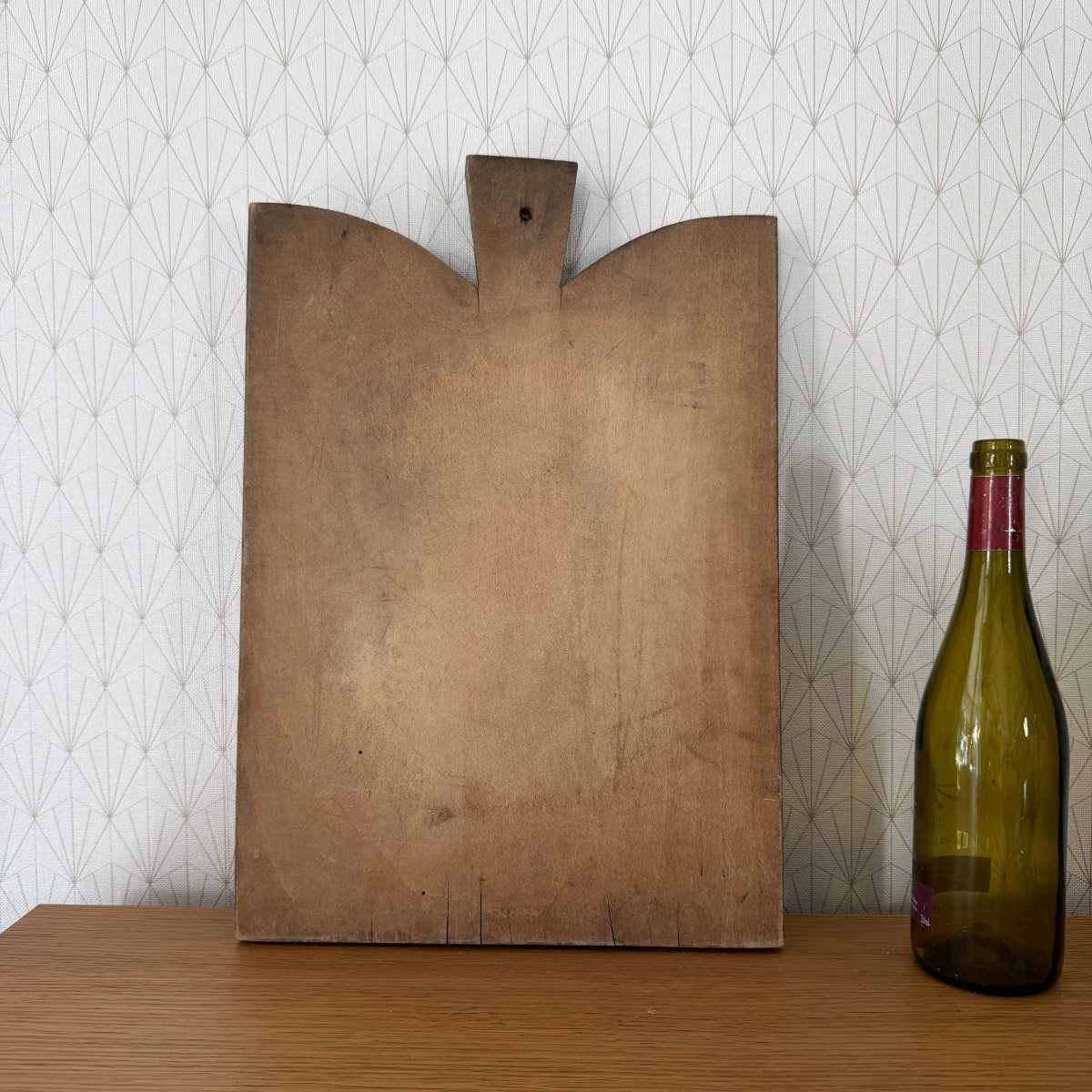 Antique French Bread Board Large Rustic Wood Cutting Board Handle 14102616 Fleamarketfrance