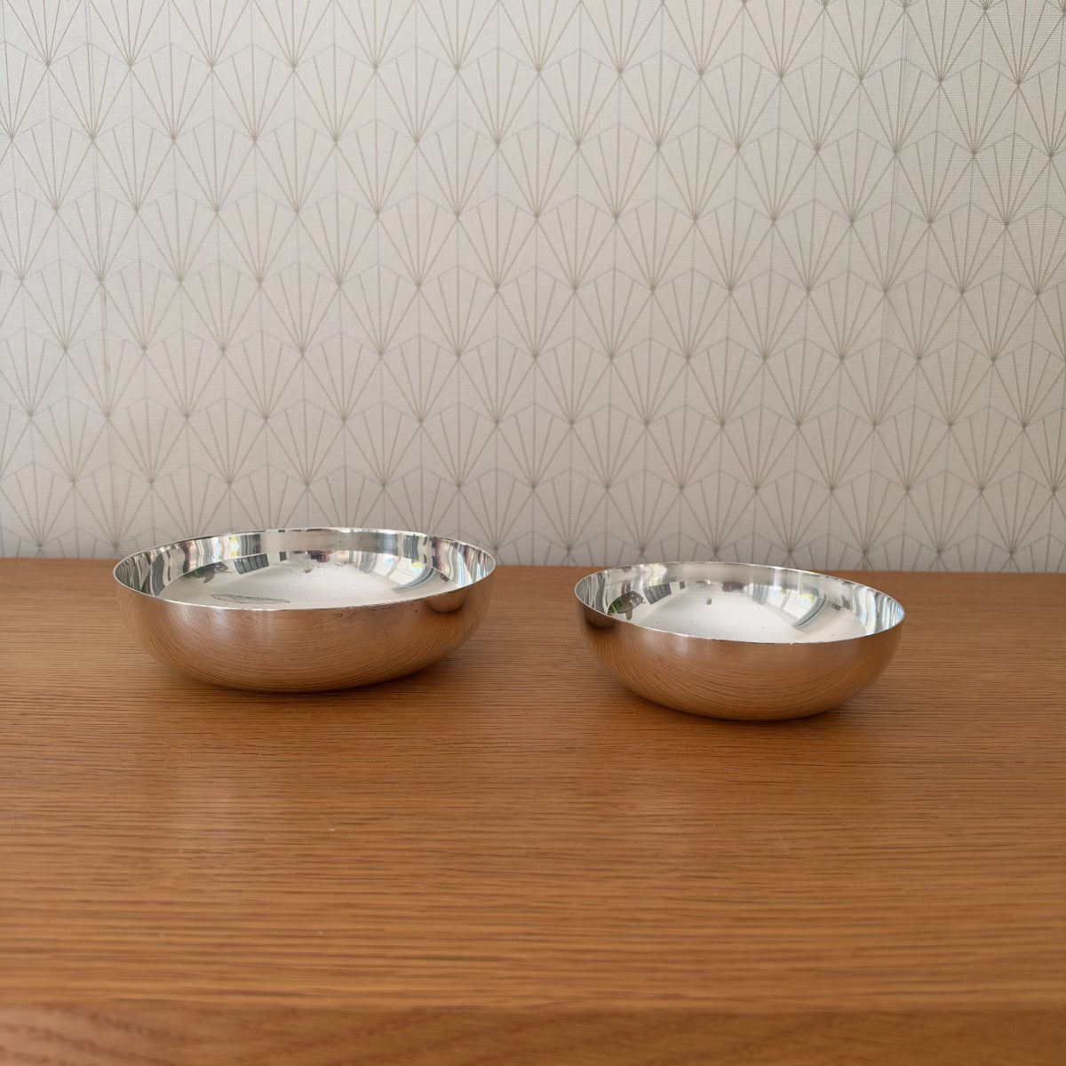 Christofle Silver Plated Bowls Pair Vintage French Coupelles 2210262 Fleamarketfrance