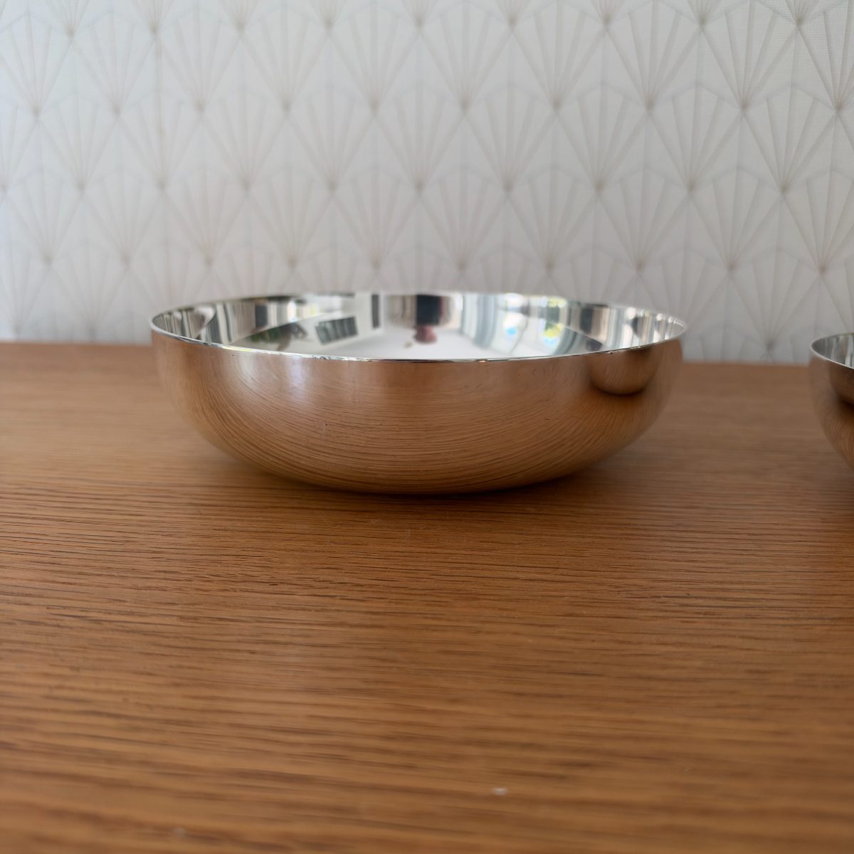 Christofle Silver Plated Bowls Pair Vintage French Coupelles 2210262 Fleamarketfrance
