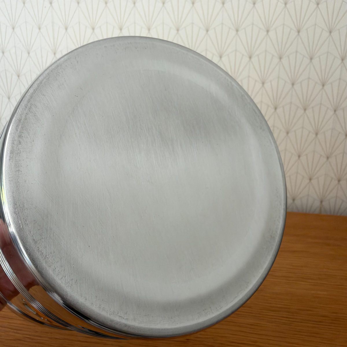 Vintage French Veuve Clicquot Champagne Ice Bucket Aluminum 20102619 Fleamarketfrance