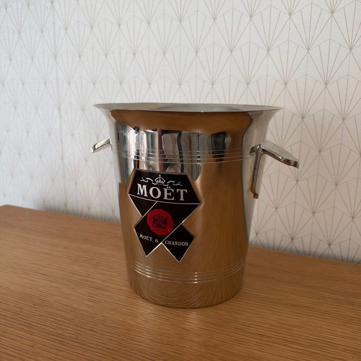 Vintage Moet Chandon Chrome Champagne Ice Bucket Made in France 07102616 Fleamarketfrance