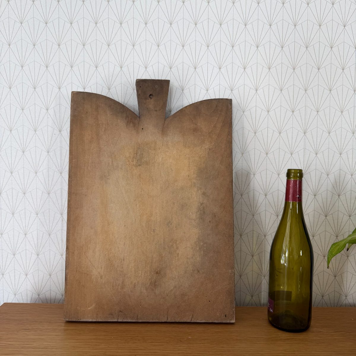 Antique French Bread Board Large Rustic Wood Cutting Board Handle 14102616 Fleamarketfrance