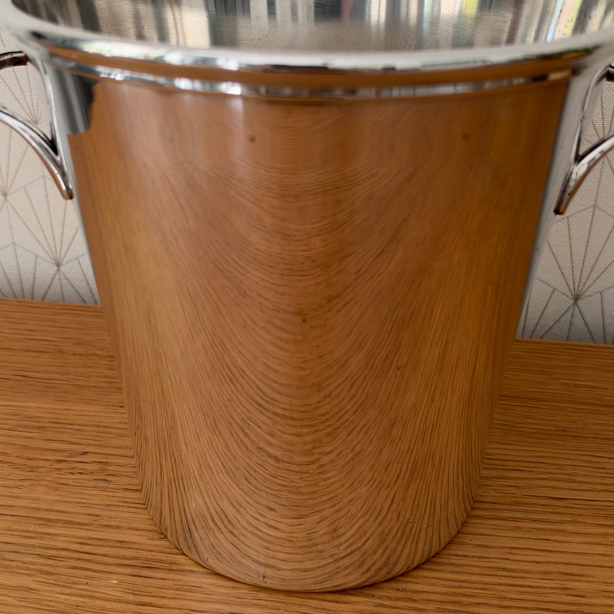French Silver Plated Champagne Ice Bucket Vintage Two Handles 20102623 Fleamarketfrance