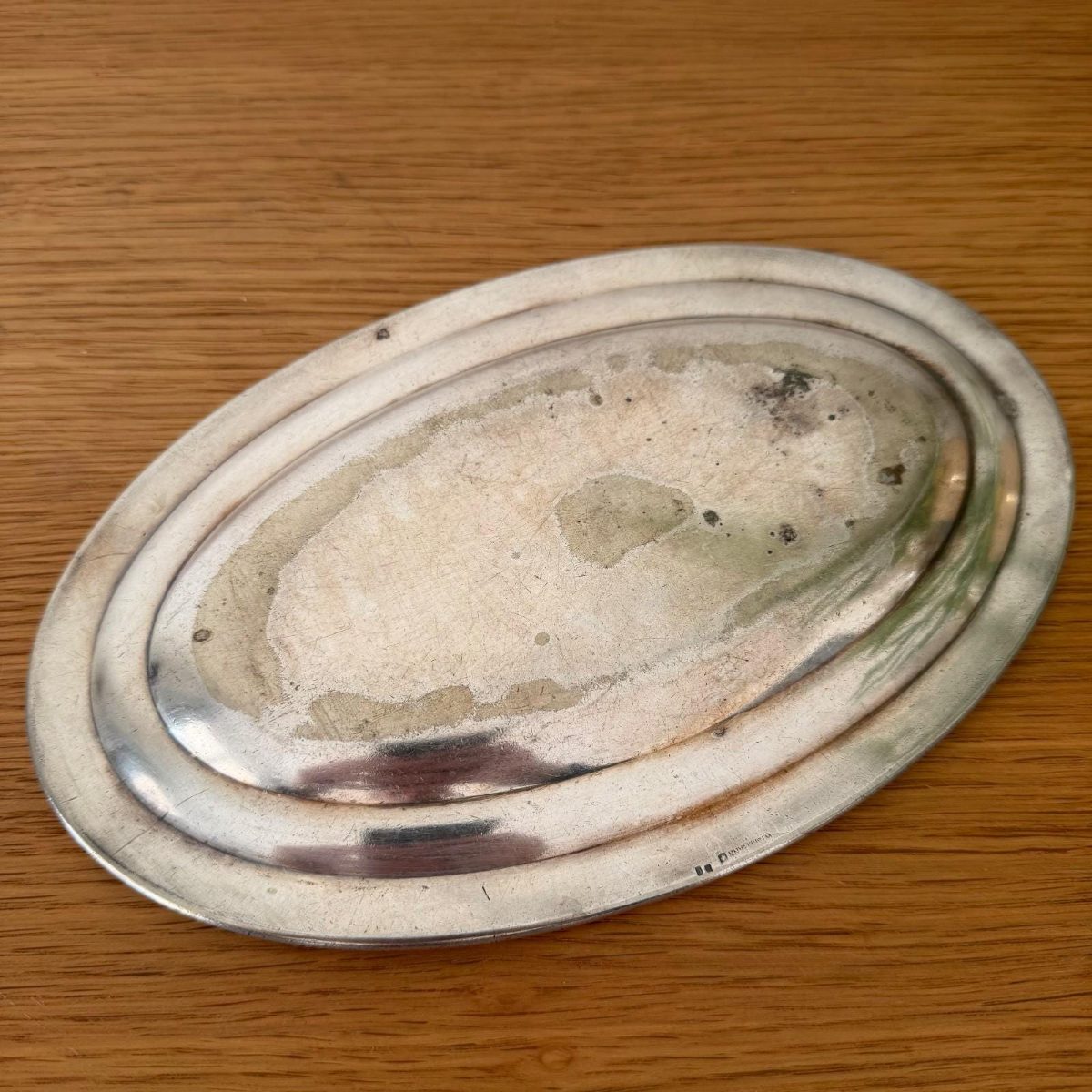 Vintage French Silverplate Ravier Oval Serving Dish Wiskemann 1910261 Fleamarketfrance